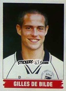 Sticker Gilles De Bilde - Football Belgium 1995-1996 n. 1 - Panini