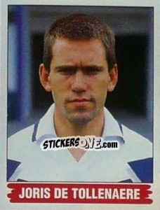 Sticker Joris De Tollenaere - Football Belgium 1995-1996 n. 2 - Panini
