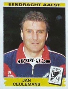 Figurina Jan Ceulemans - Football Belgium 1995-1996 - Panini