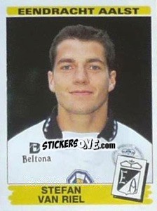 Sticker Stefan van Riel - Football Belgium 1995-1996 - Panini