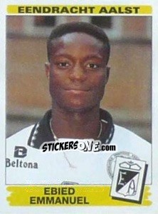 Cromo Ebied Emmanuel - Football Belgium 1995-1996 - Panini