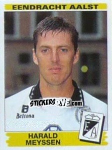 Figurina Harald Meyssen - Football Belgium 1995-1996 - Panini