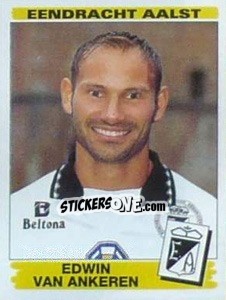 Figurina Edwin van Ankeren - Football Belgium 1995-1996 n. 23 - Panini