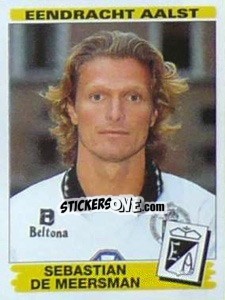 Cromo Sebastian De Meersman - Football Belgium 1995-1996 n. 24 - Panini