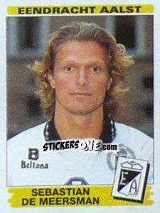 Cromo Sebastian De Meersman - Football Belgium 1995-1996 - Panini