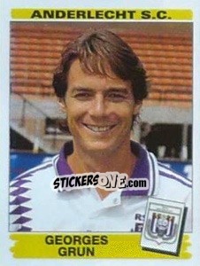 Sticker Georges Grun - Football Belgium 1995-1996 - Panini