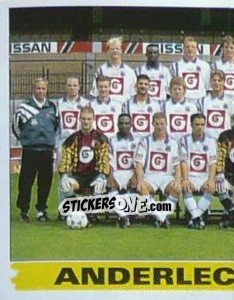 Sticker Elftal / Equipe - Football Belgium 1995-1996 - Panini