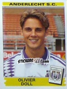 Sticker Olivier Doll - Football Belgium 1995-1996 - Panini