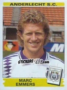 Sticker Marc Emmers - Football Belgium 1995-1996 - Panini