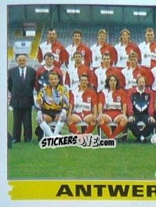 Figurina Elftal / Equipe - Football Belgium 1995-1996 - Panini