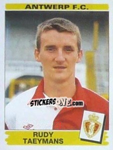 Sticker Rudy Taeymans - Football Belgium 1995-1996 - Panini