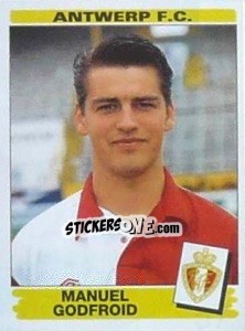 Figurina Manuel Godfroid - Football Belgium 1995-1996 n. 57 - Panini