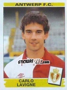 Sticker Carlo Lavigne - Football Belgium 1995-1996 n. 58 - Panini