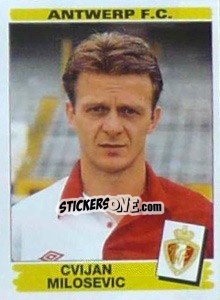 Figurina Cvijan Milosevic - Football Belgium 1995-1996 - Panini