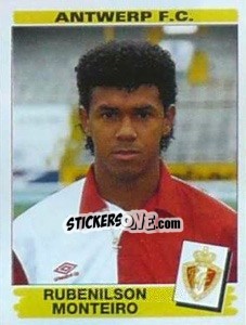 Figurina Rubenilson Monteiro - Football Belgium 1995-1996 - Panini