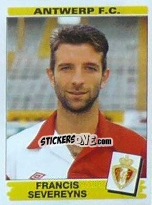 Cromo Francis Severeyns - Football Belgium 1995-1996 n. 62 - Panini
