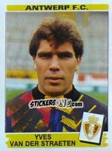Sticker Yves van der Straeten - Football Belgium 1995-1996 n. 63 - Panini