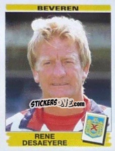 Sticker Rene Desaeyere - Football Belgium 1995-1996 - Panini