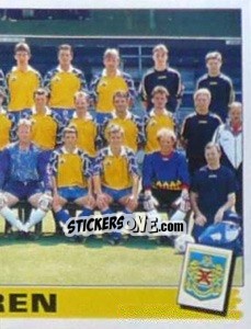 Sticker Elftal / Equipe - Football Belgium 1995-1996 n. 70 - Panini
