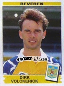 Sticker Dirk Volckerick - Football Belgium 1995-1996 n. 75 - Panini