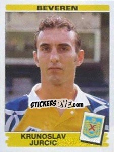 Sticker Krunoslav Jurcic - Football Belgium 1995-1996 - Panini