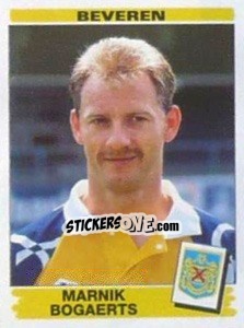 Sticker Marnik Bogaerts - Football Belgium 1995-1996 - Panini