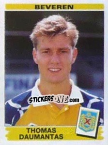 Sticker Thomas Daumantas - Football Belgium 1995-1996 - Panini