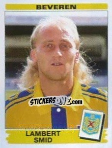 Sticker Lambert Smid - Football Belgium 1995-1996 - Panini