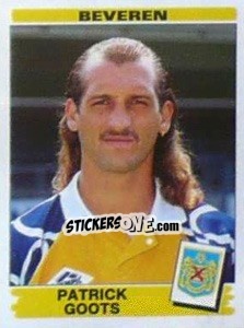Sticker Patrick Goots - Football Belgium 1995-1996 - Panini
