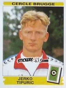 Sticker Jerko Tipuric - Football Belgium 1995-1996 - Panini