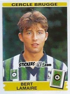 Sticker Bert Lamaire - Football Belgium 1995-1996 - Panini