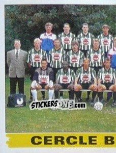 Sticker Elftal / Equipe - Football Belgium 1995-1996 - Panini