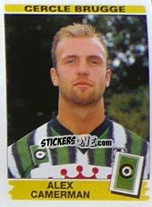 Figurina Alex Camerman - Football Belgium 1995-1996 - Panini