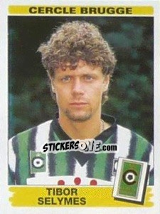 Sticker Tibor Selymes - Football Belgium 1995-1996 n. 93 - Panini