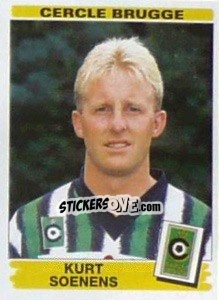 Sticker Kurt Soenens - Football Belgium 1995-1996 - Panini