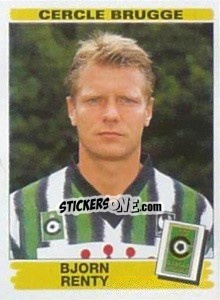 Sticker Bjorn Renty - Football Belgium 1995-1996 - Panini
