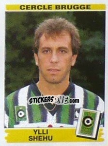 Sticker Ylli Shehu - Football Belgium 1995-1996 - Panini