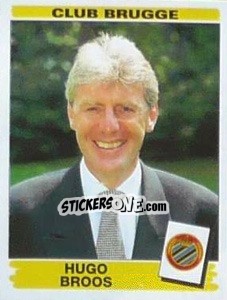 Cromo Hugo Broos - Football Belgium 1995-1996 - Panini