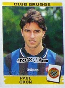 Sticker Paul Okon - Football Belgium 1995-1996 n. 109 - Panini