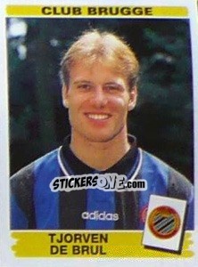 Sticker Tjorven De Brul - Football Belgium 1995-1996 n. 110 - Panini