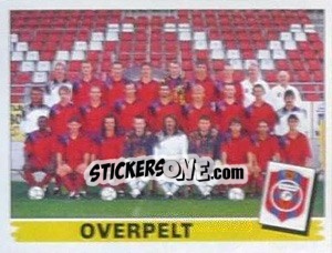Sticker Overpelt (Elftal-Equipe) - Football Belgium 1995-1996 n. 367 - Panini