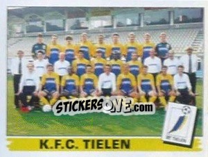 Figurina K.F.C. Tielen (Elftal-Equipe) - Football Belgium 1995-1996 - Panini