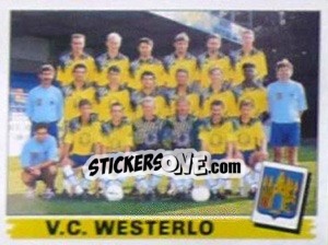 Sticker V.C. Westerlo (Elftal-Equipe) - Football Belgium 1995-1996 n. 375 - Panini