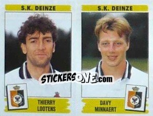 Sticker Thierry Lootens / Davy Minnaert