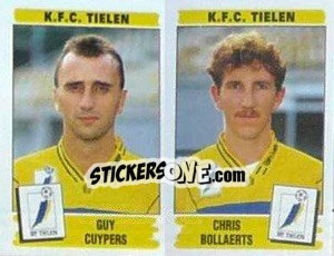 Figurina Guy Cuypers / Chris Bollaerts - Football Belgium 1995-1996 n. 461 - Panini