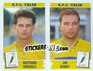 Cromo Bertrand Kreekels / Jan Desmit - Football Belgium 1995-1996 - Panini