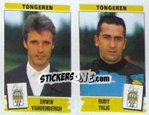 Sticker Erwin Vandenbergh / Rudy Thijs - Football Belgium 1995-1996 n. 466 - Panini