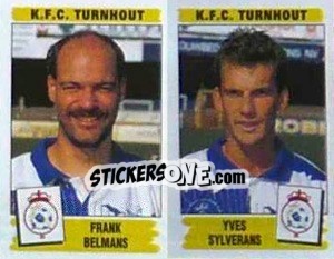 Figurina Franck Belmans / Yves Sylverans - Football Belgium 1995-1996 n. 476 - Panini