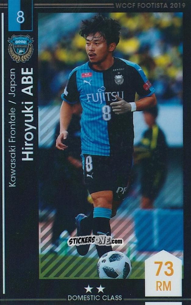Figurina Hiroyuki Abe - Wccf Footista 2019 F19-3
 n. 52 - Panini