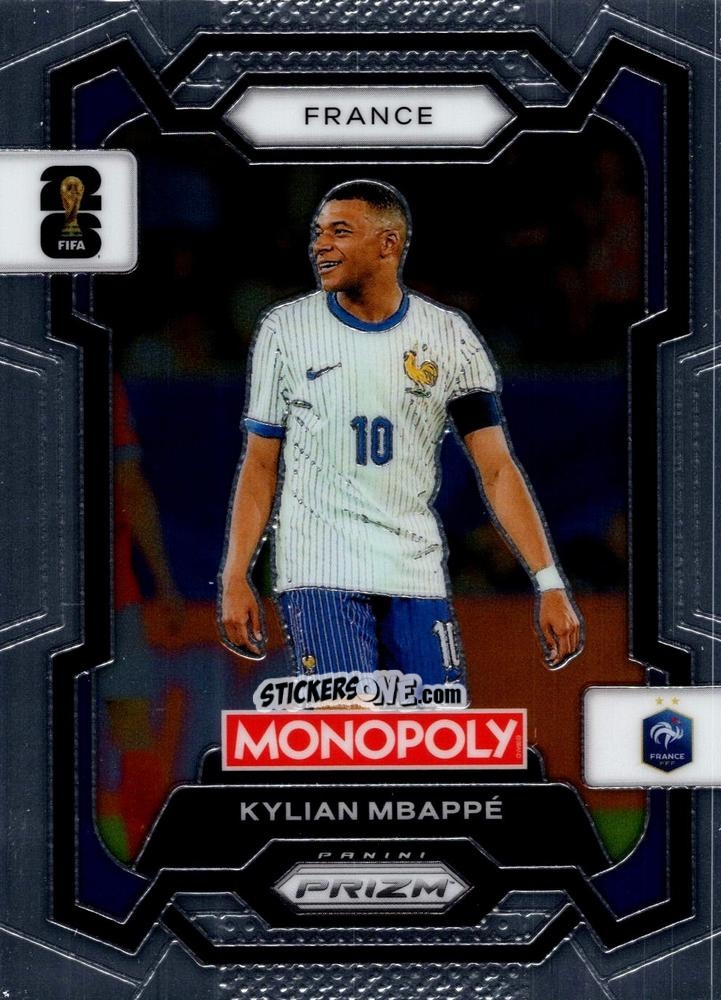 Figurina Kylian Mbappé - Monopoly Prizm Fifa World Cup 26 n. 7 - Panini